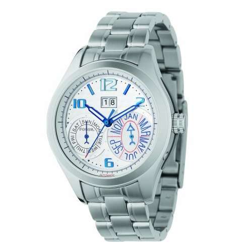 BRAND NEW FOSSIL MENS AUTOMATIC WATCH STAINLESS STEEL BLUE INDICATORS  ME1029 **STUNNING MODEL**