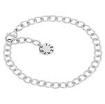 BRAND NEW TI SENTO MILANO Sterling Silver Rhodium plated charm bracelet