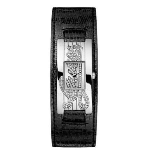 BRAND NEW GUESS Ladies Black Mini Autograph Leather Watch W80055L1**STUNNING MODEL**