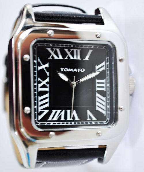 BRAND NEW Tomato Mens Square Black Dial and Black strap T134101**Stunning Watch**