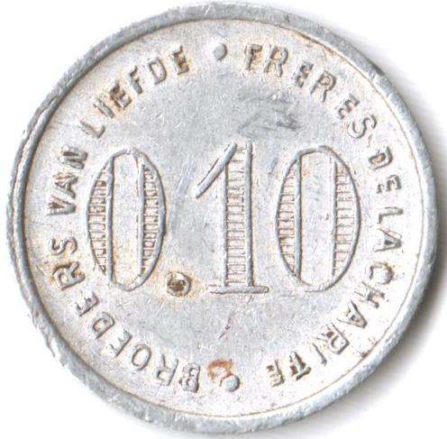 Broeders van Liefde token, Belgium - as per scan