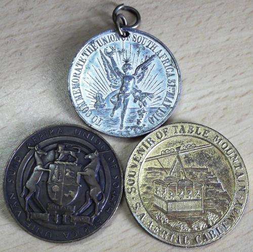 3 Medallions in great condition - Union / Table Mountain / Jubilee
