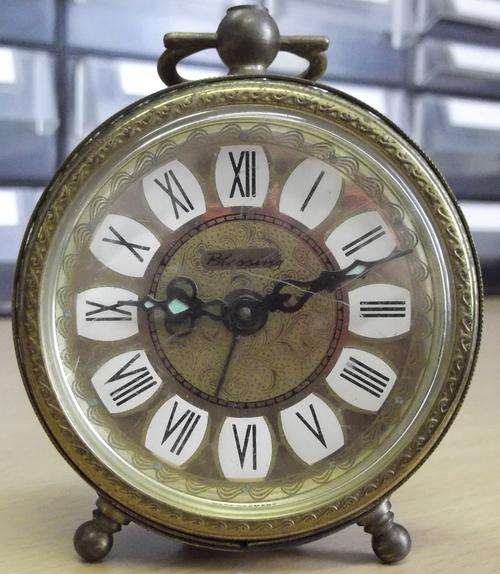 Vintage Blessing alarm clock - West Germany 1970's - works perfectly