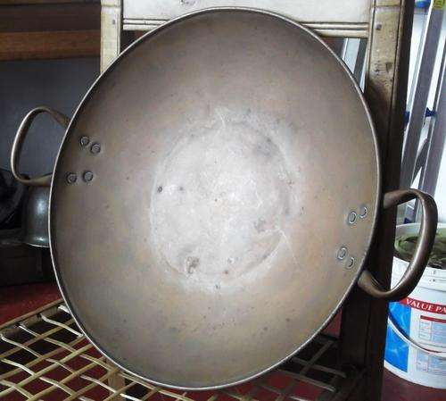 Large Copper wok/bowl made by Cape Copper Comp. - diameter 39cm