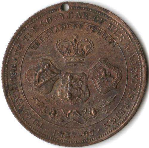 Victoria Diamond Jubilee 1897 Medallion - *RARE*, in good condition