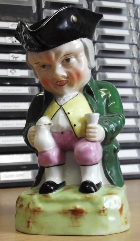 Fabulous large Toby Jug - Sitzendorfer (Thuringa, Germany), 190mm tall