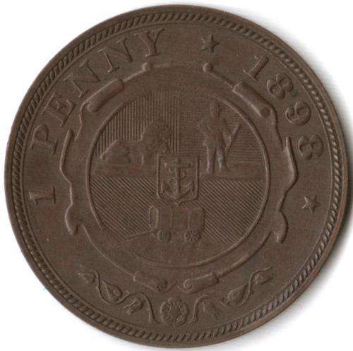 ZAR 1 Penny 1898 - 262,830 minted