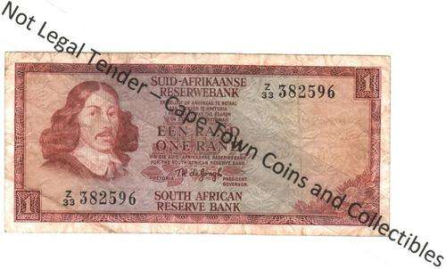SA R1 De Jongh *Replacement* - 3rd issue 1975 - as per scan