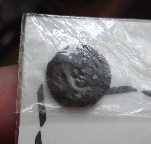 Maccabean bronze coin(103-37BC), with certificate of authenticity
