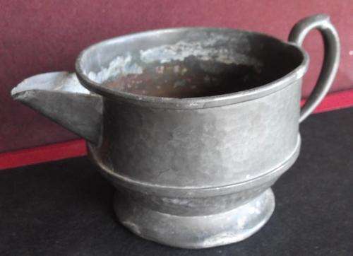 Pewter milk jug, made in England - as per photos