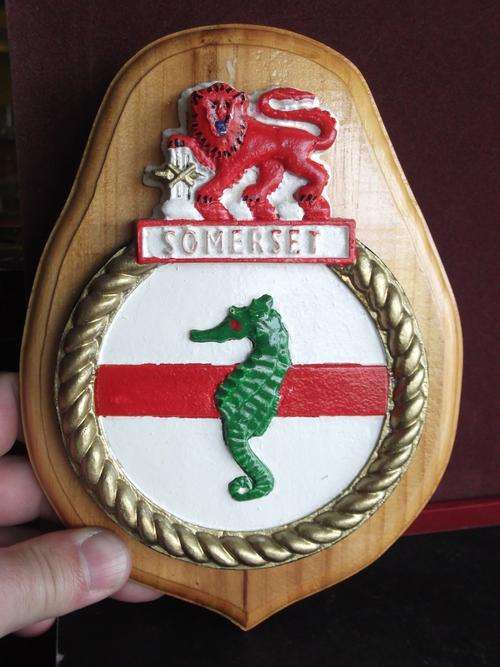 SA Navy, Somerset ships plaque, plaster of paris - as per photo
