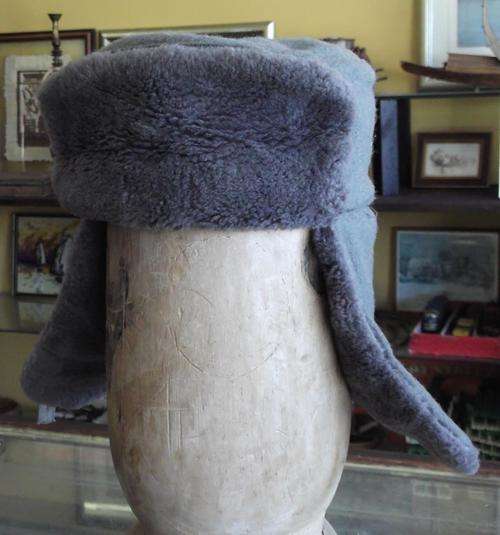 German NVA fur hat - worn between 1956 and 1990