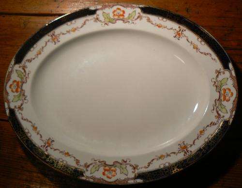 Alfred Meakin Hampton meat serving plate 1930s - no chips or cracks - 310 x 245mm