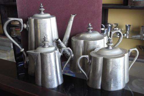 Vintage tea set by Wurttembergische Metallwarenfabrik - as per photos