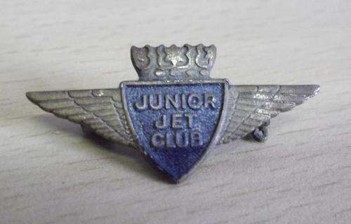 Vintage Junior Jet Club aviation badge - British Airways
