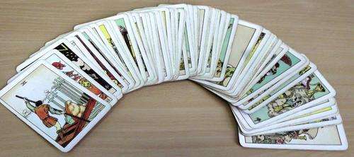 Vintage tarot cards with Turkish writing, full set of 78 - as per photos