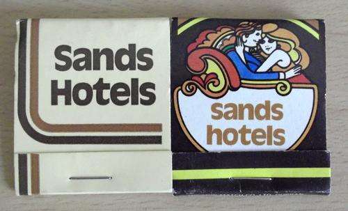 2 Classic, Sands Hotels matchbooks - unused