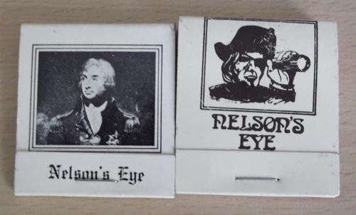 2 Vintage matchbooks from the famous Nelson`s Eye resturant in Cape Town - unused