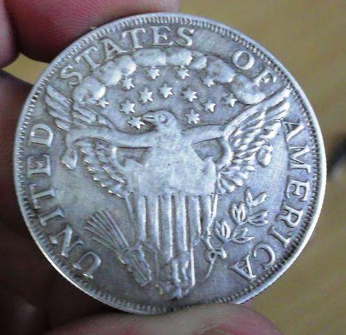 USA 1799 silver counterfeit bust dollar - probably from Vietnam early 1970`s