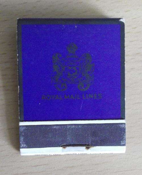 Vintage Royal Mail Lines matchbook - unused