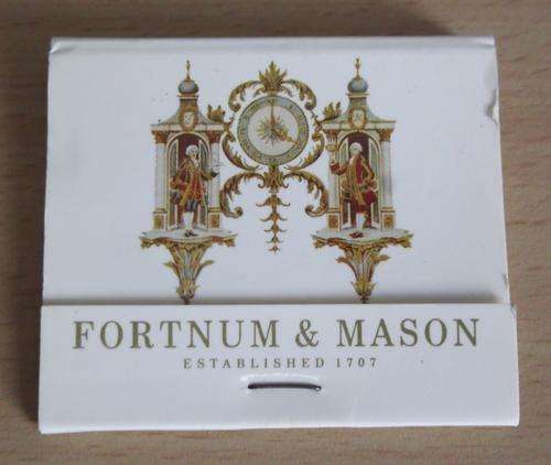 Vintage Fortnum & Mason matchbook - unused