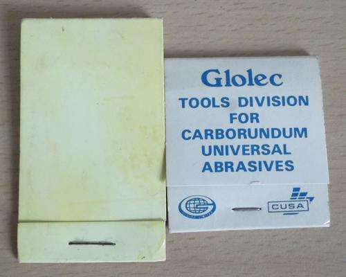 2 vintage, emery board/nail file matchbooks - unused