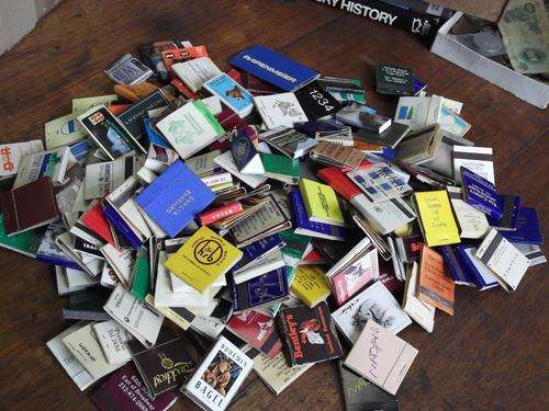 Large collection of over 200 vintage matchbooks - no empties