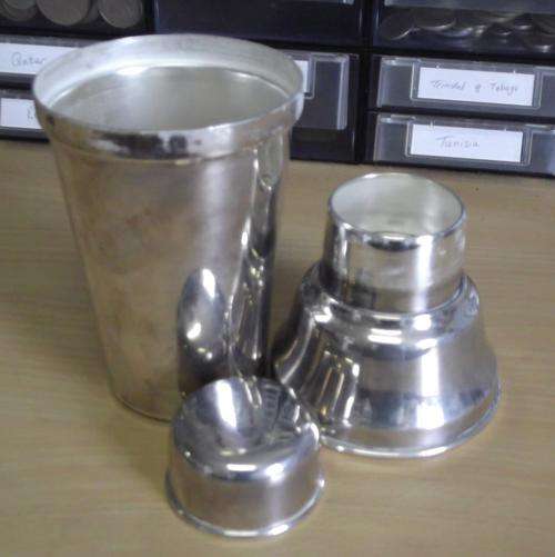Yeoman sliver plated cocktail mixer - made in England