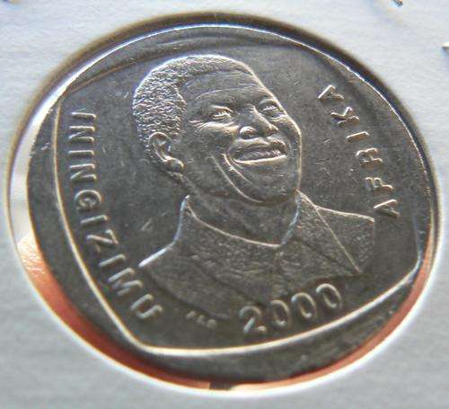 R5 Smiley Mandela 2000 with strike error plus slightly rotated die
