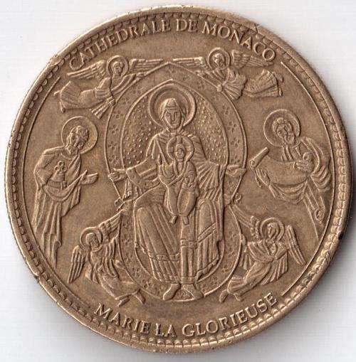 Rare Monaco Cathedral Marie La Glorieuse medallion