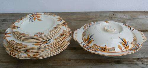 Art Deco 1930s Burleigh Ware part set 14 pieces