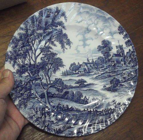 'Meadowsweet' display plate by Ridgway, Staffordshire, England