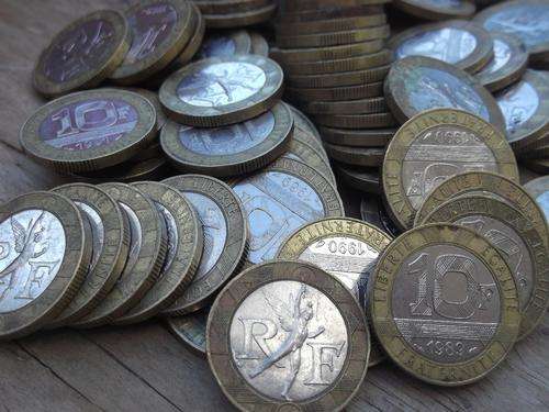 France - 10 Francs 1980's & 1990's, 72 coins - bid per coin
