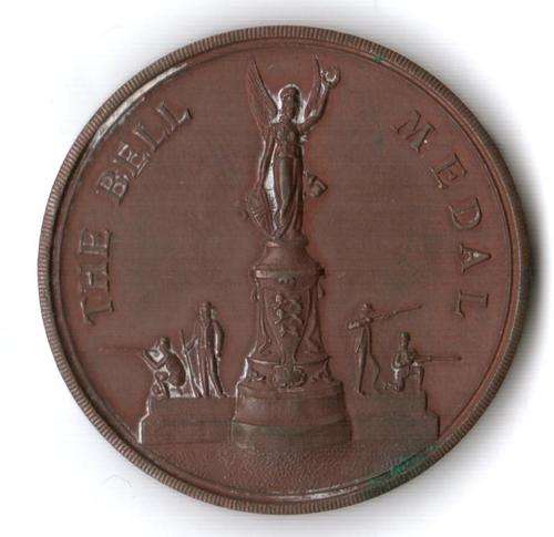 The Bell Medal bronze, issued by the Society of Miniature Rifle Clubs - 1909 to 1939