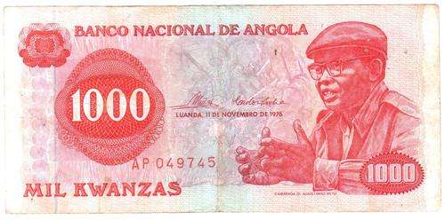 Angola 1000 Kwanzas 1976 P.113a - *rare*