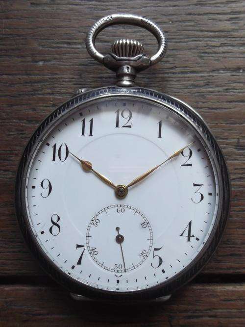 100 year old, International Watch Company (IWC) silver pocket watch,Â recently serviced