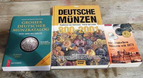 *Crazy R1 Start* Great collection of 3 German coin catalogues - see details below