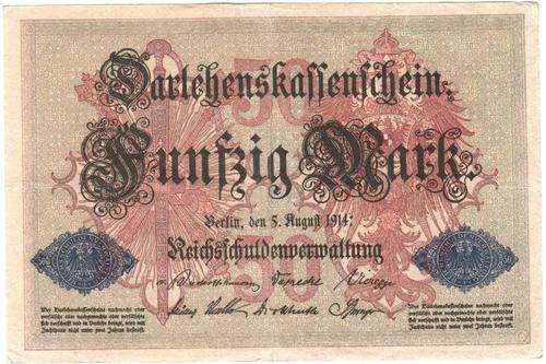 Germany 50 Mark 1914