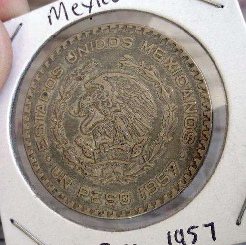 Mexico 1 Peso 1957 - as per photos