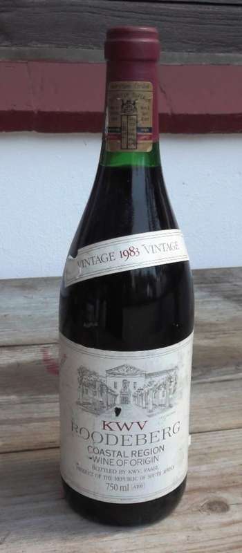 1983 KWV Roodeberg red blend