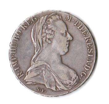 Austria silver Maria Theresia Thaler 1780X