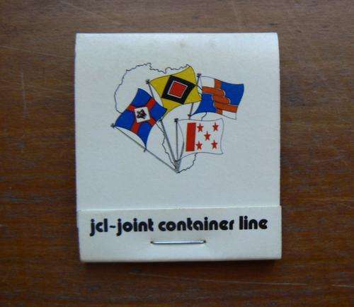 Vintage JCL Joint Container Line matchbook - unused
