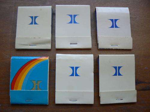 Lot of 6 unused Hilton Hotel matchbooks