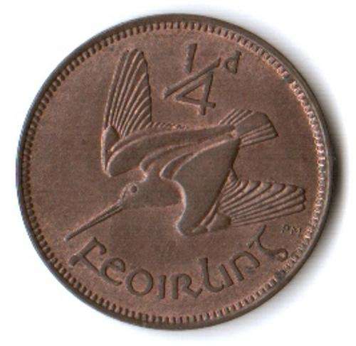 Ireland Farthing 1932 rare aUNC toned