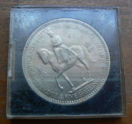 1953 Britain 5 Shillings (Crown) cased