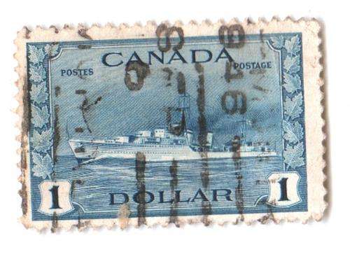 1942 Canada 1 dollar, used