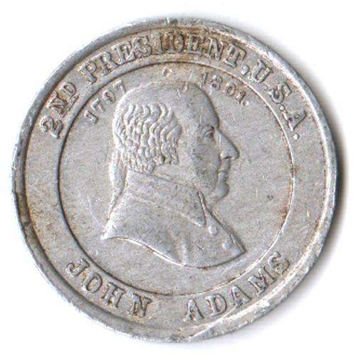 1933 John Adams Cracker Jack aluminium token
