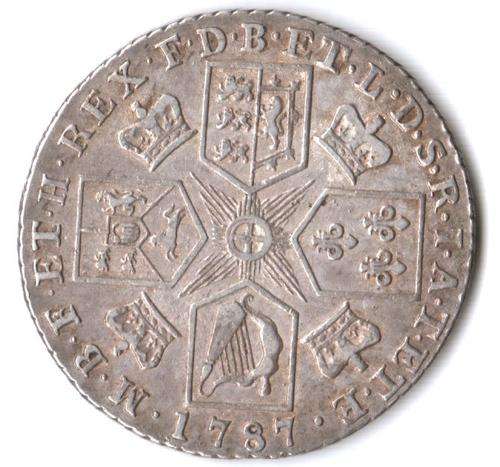 Great Britain silver 1 Shilling 1787 George III