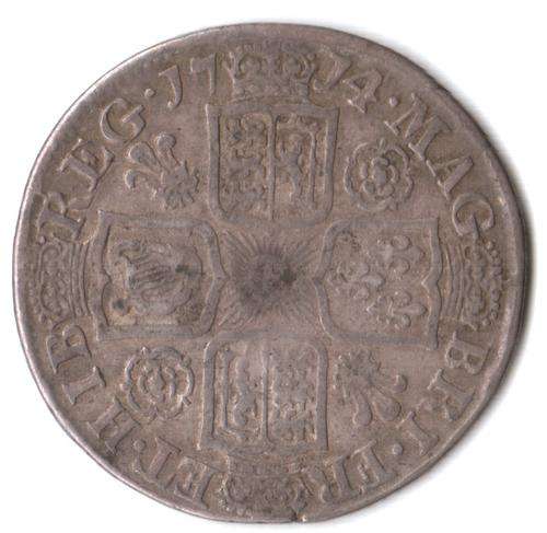 1714 Great Britain 1 Shilling Anne *rare*