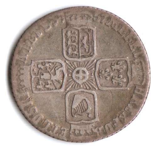 1757 Great Britain silver 6 Pence George II
